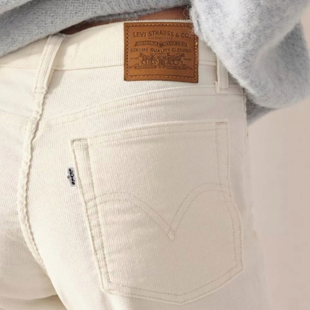 Levi’s Wedgie High Rise Straight Corduroy Jeans